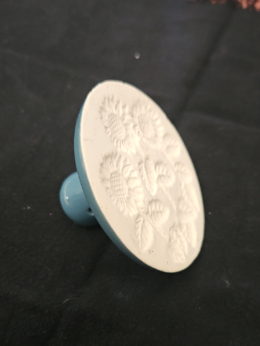5/$15 Darice Sunflower Clay Stamp Pottery Texture Tool Cookie Fondant Embosser - Picture 2 of 5